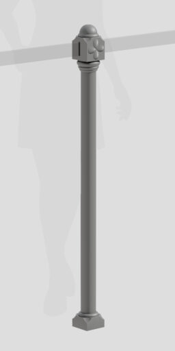 Valla S3, parte del sistema de vallado