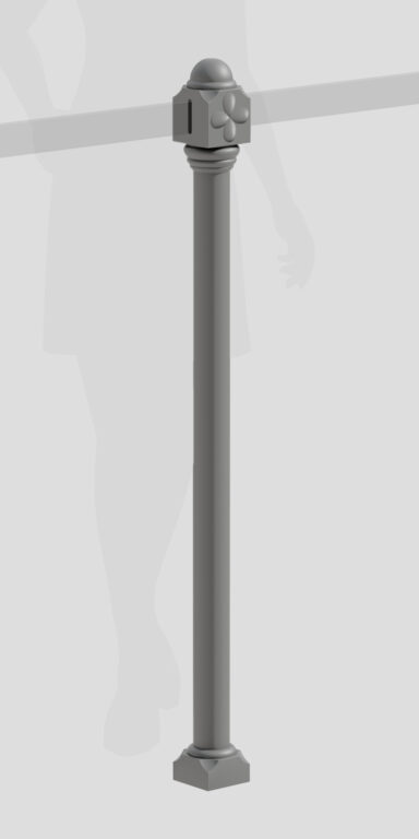 Valla S3, parte del sistema de vallado