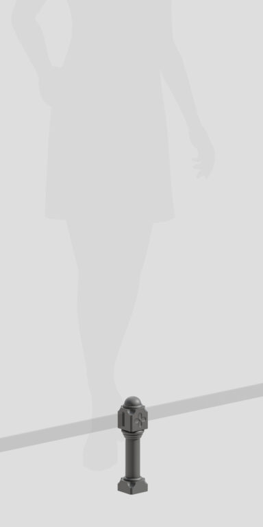 S8 - poste de valla, elemento de valla