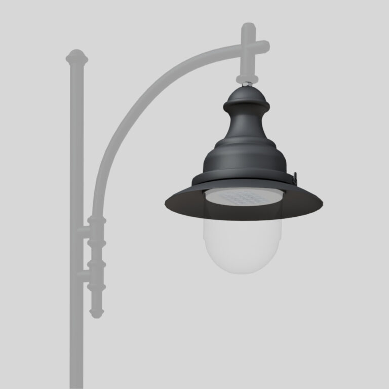 Luminaria 04 Aries A, con un buen rendimiento en las farolas de las calles principales